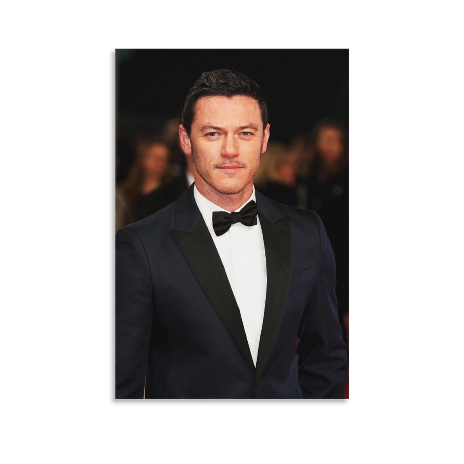 Luke Evans Art Print 08x12 Inch Unframed Canvas Wall Art