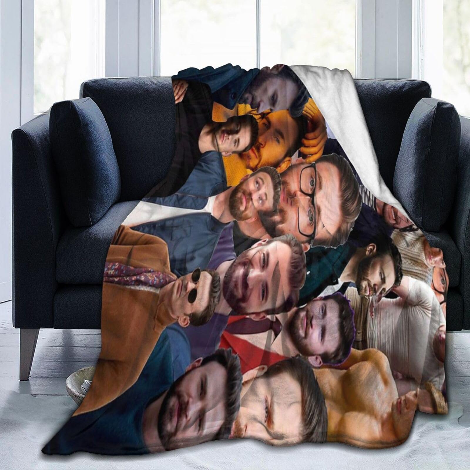 Soft and Cozy Chris Evans Throw Blanket
