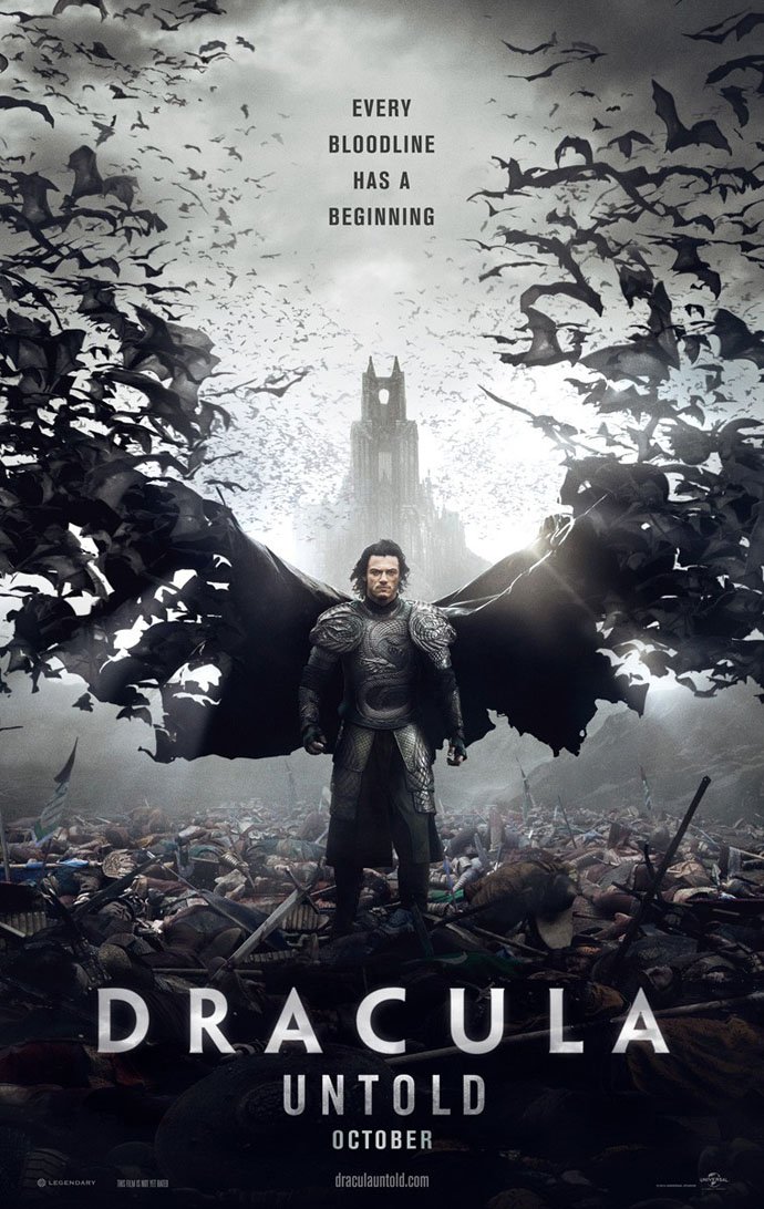 Dracula Untold 27x40 Poster, Luke Evans, Double-Sided